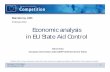 Economic Analysis in EU State Aid Control | Barcelona GSE Regulation and Competition Seminar Series
