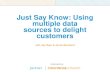 Just Say Know: Using Multiple Data Sources to Create Truly Useful Content That Delights Customers