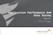 SolarWinds Application Performance End User Survey (Singapore)