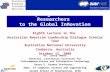 Coupling Australia’s Researchers to the Global Innovation Economy