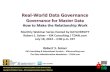 Real-World Data Governance Webinar: Governance for Master Data