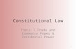 Constitutional Law - Trade and commerce power