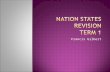 Nation states revision