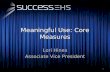 Meaningful Use: Core Measures