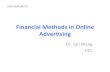 Financial methods in online advertising