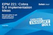 Deltek Insight 2011: Cobra 5.0 Implementation Ideas