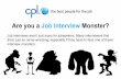 Are you a job interview monster