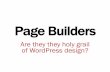 Page Builders for WordPress