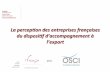 La perception des entreprises françaises du dispositif d’accompagnement à l’export