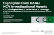 EASL 2015. HCV Investigational Agents