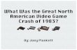 What was the Great North American Video Game Crash of 1983?