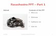 Rasashastra ppt  -part 1