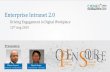 Enterprise Intranet 2.0 - Driving Engagement & Productivity in the Digital Workplace