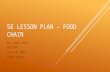 5e lesson plan – food chain