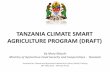 Tanzania Climate-Smart Agriculture Program  Nairobi Presentation