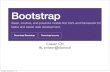 use web template by Bootstrap