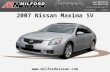 Used 2007 Nissan Maxima SV - Milford Nissan Worcester, MA