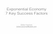 Exponential Economy - 7 Key Success Factors ands Success Stories