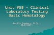 Unit 5B Basic Hematology