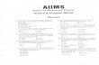 AIIMS MBBS Sample Papers 2 (AIIMS Mbbs Question Papers 2012)