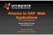 ONAPSIS SAP WebApps Attacks Presentation
