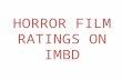 User Ratings on IMBD