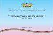 Annual County Governments Budget Implementation Review Report FY 2014-2015