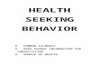 Health Seeking Behavior