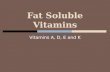 11. Fat Soluble Vitamins (1)