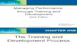 Chapter One - Management Performance through Training and Development