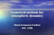 Numerical methods for atmospheric dynamics