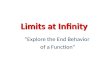 Limits at Infinity and Continuity
