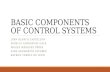Basic Components of Control Systems