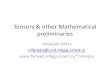 Math Prelim for tensors