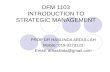 1_Introduction to Strategic Management