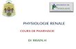 Physio Renale 4eme Cours