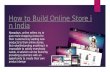 How to Build Online Store in India