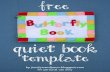 Free Butterfly Quiet Book Template