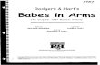 Babes in Arms- Libretto Vocal - 1937