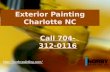 Exterior Painting Charlotte NC 704-312-0116