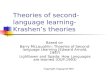 Theories of 2 Language Learning