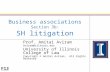 Business associations Section 3b: SH litigation Prof. Amitai Aviram Aviram@illinois.edu University of Illinois College of Law Copyright © Amitai Aviram.