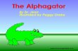 Mr. Alphagator loves letters. He likes to munch and crunch the alphabet, fall fast asleep and dream sweet dreams all night.