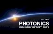 Industry Report Photonics 2013 Common Market Analysis.