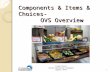 Components & Items & Choices- OVS Overview 1 Linda Stull School Nutrition Programs August 2014.