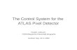 The Control System for the ATLAS Pixel Detector Kerstin Lantzsch, CERN/Bergische Universität Wuppertal Gentner Day, 18.11.2009.