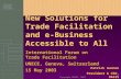 Copyright OASIS, 2003 New Solutions for Trade Facilitation and e-Business Accessible to All Patrick Gannon President & CEO, OASIS International Forum on.