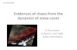 Evidences of chaos from the dynamics of snow cover in Pyrenees, Lebanon and High- Atlas mountains le 17/07/2013.