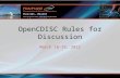 OpenCDISC Rules for Discussion March 18-19, 2012.