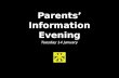 Parents’ Information Evening Tuesday 14 January. School Alec Morris - Head Teacher Irene Davidson - Depute Carol Graham - Depute Lewis Paterson - Depute.